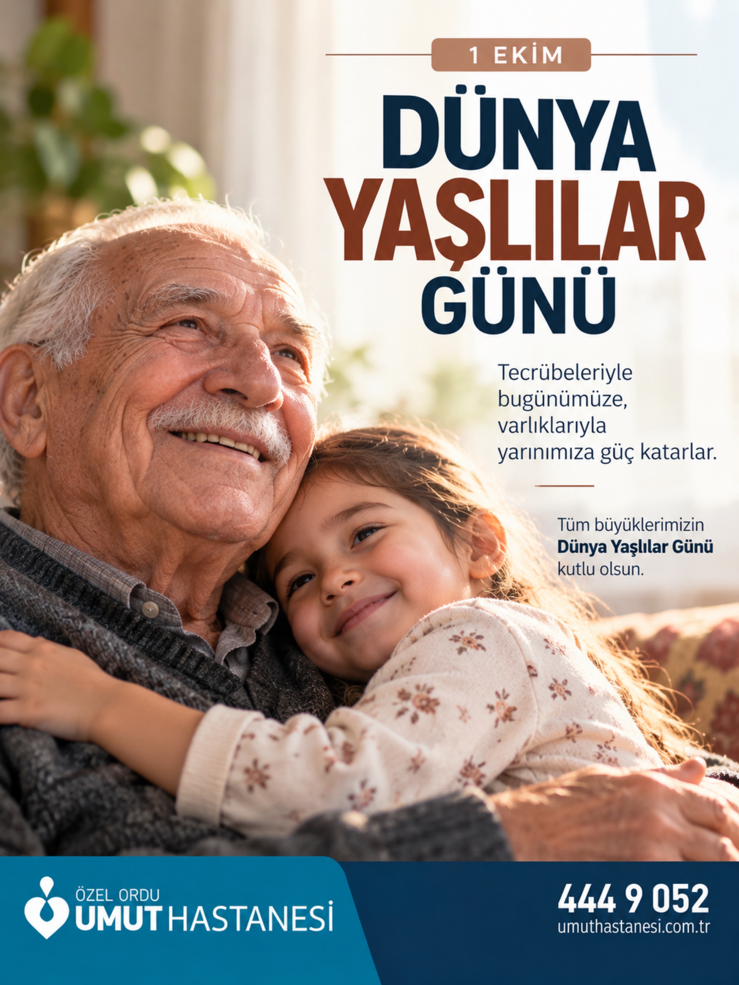 Bugünümüzün değerlerini geçmişten gelen tecrübeleriyle büyüten, sevgileriyle hayatımıza anlam katan tüm büyüklerimizin…